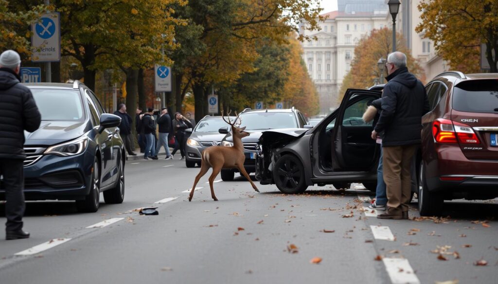 Wypadek z udziałem zwierzęcia