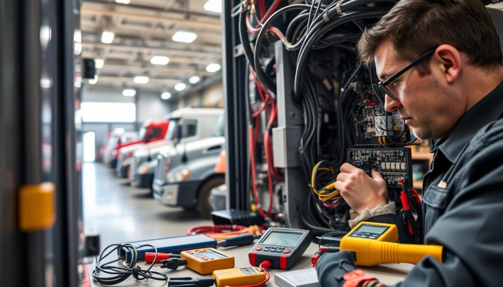 Analiza instalacji elektrycznej TIR