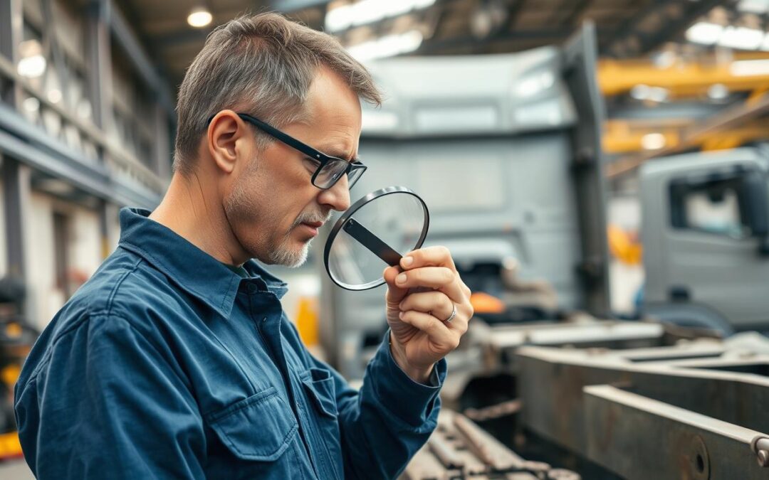 Badanie pęknięć ram ciężarówek w Niemczech – MOTOEXPERT