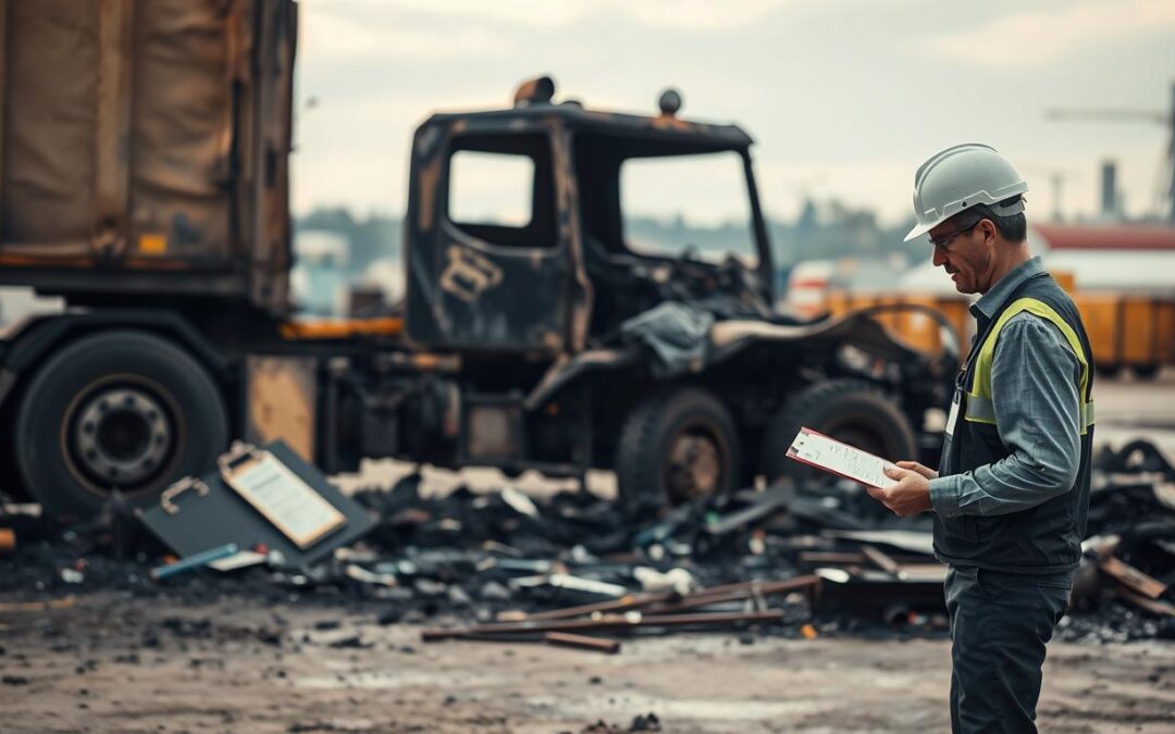 Ekspertyza pojazdów ciężkich po pożarze w Niemczech – MOTOEXPERT