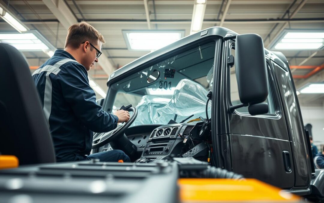 Ocena kabiny ciężarówki po zderzeniu w Niemczech – MOTOEXPERT