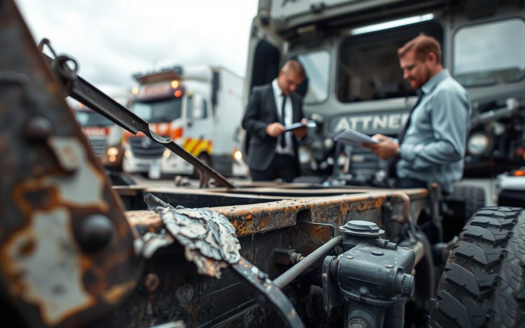 Ocena ramy ciężarówki po wypadku w Niemczech – MOTOEXPERT
