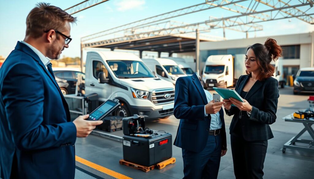 inspekcja floty samochodowej