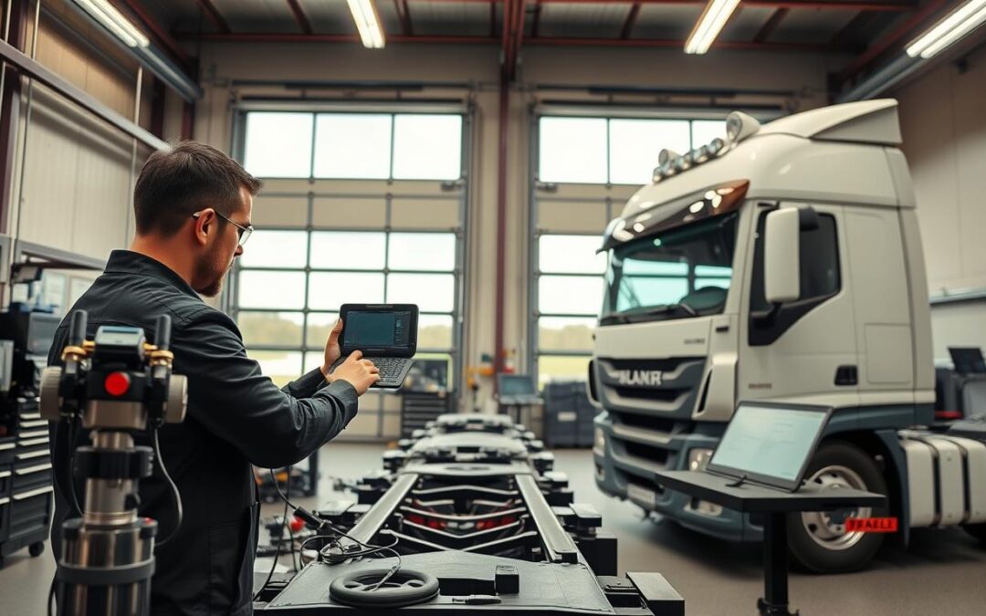 Badanie pęknięć ram ciężarówek w Niemczech – MOTOEXPERT