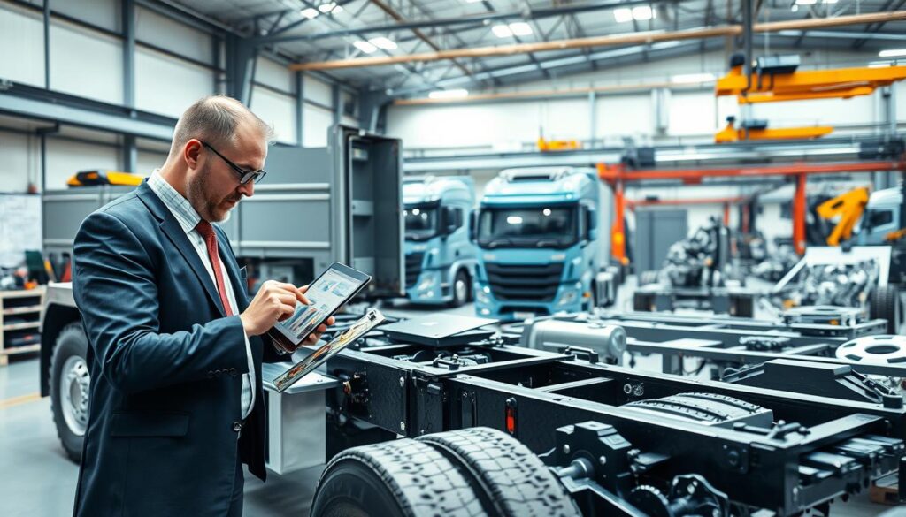 analiza konstrukcji nośnej ciężarówek