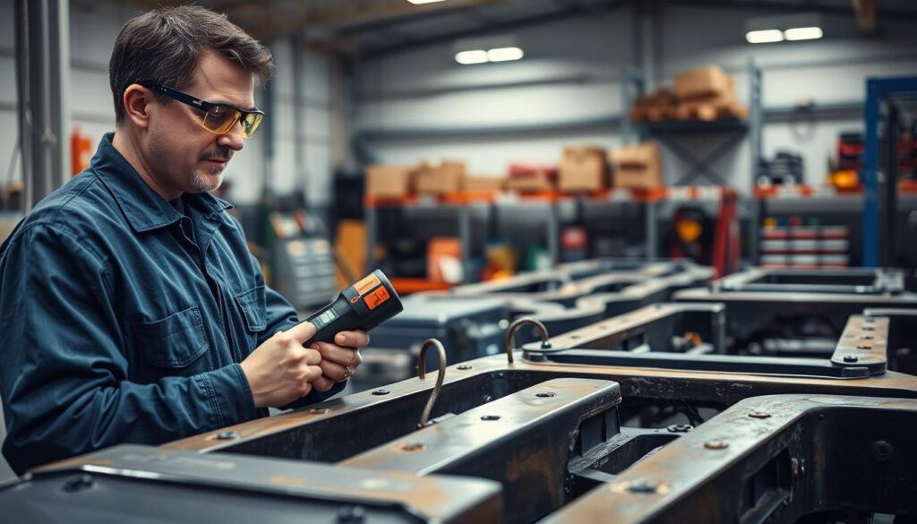 badanie pęknięć ram ciężarówek badanie pęknięć ram ciężarówek